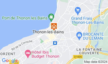 Mapa Thonon Les Bains Apartamentos 115715