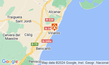 Mapa Vinaròs Apartamentos 107135