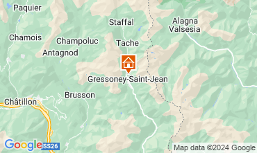 Mapa Gressoney Saint Jean Chal 111344