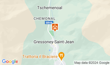 Mapa Gressoney Saint Jean Chal 111344