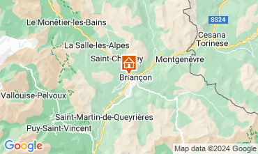 Mapa Briançon Apartamentos 81119