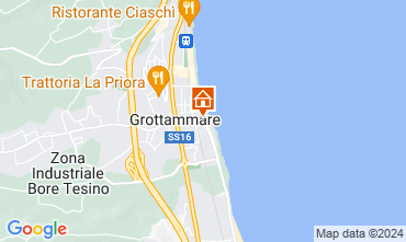 Mapa Grottammare Apartamentos 83988