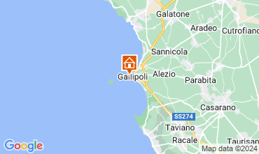 Mapa Gallipoli Apartamentos 127803