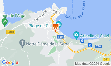 Mapa Calvi Apartamentos 45586