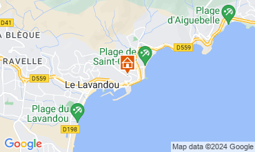 Mapa Le Lavandou Apartamentos 107760