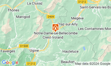 Mapa Notre Dame de Bellecombe Apartamentos 107301