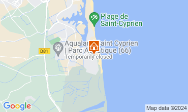 Mapa Saint Cyprien Plage Apartamentos 123805