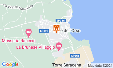 Mapa Torre dell'Orso Apartamentos 108902