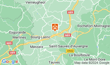 Mapa La Bourboule Casa 11843