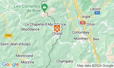 Mapa Châtel Apartamentos 90813