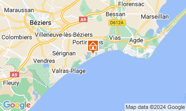 Mapa Cap d'Agde Bungalow 46464