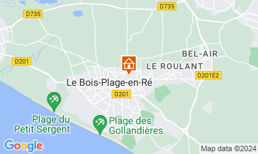 Mapa Le Bois-Plage-en-Ré Casa 6979