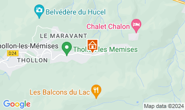 Mapa Thollon Les Mmises Apartamentos 3076