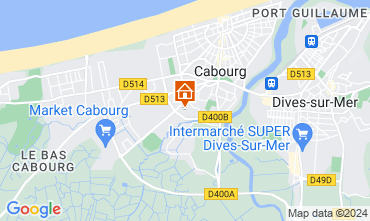 Mapa Cabourg Apartamentos 113080