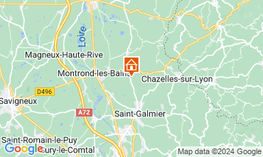 Mapa Montrond les Bains Vivenda 127553