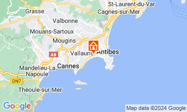 Mapa Juan les Pins Estdio 47153