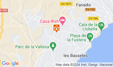 Mapa Calpe Vivenda 128860