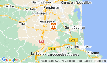 Mapa Saint Cyprien Vivenda 115087