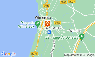 Mapa Wimereux Apartamentos 80407