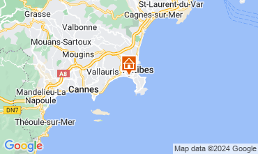 Mapa Juan les Pins Estdio 92523