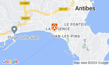 Mapa Juan les Pins Estdio 92523