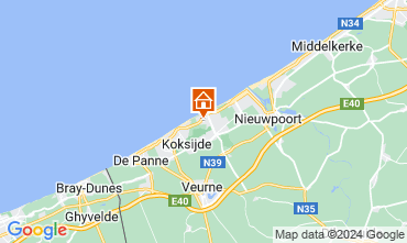 Mapa Koksijde Vivenda 126991