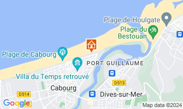 Mapa Cabourg Apartamentos 10782