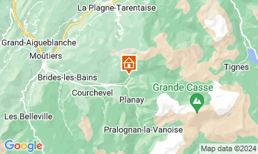 Mapa Champagny en Vanoise Apartamentos 117401