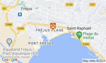 Mapa Fréjus Apartamentos 121073