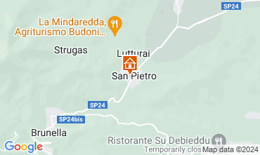 Mapa Budoni Apartamentos 125214