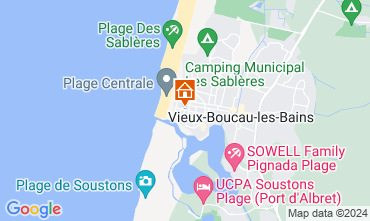 Mapa Vieux Boucau Apartamentos 10054