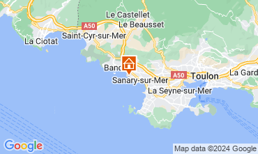Mapa Sanary-sur-Mer Apartamentos 79595