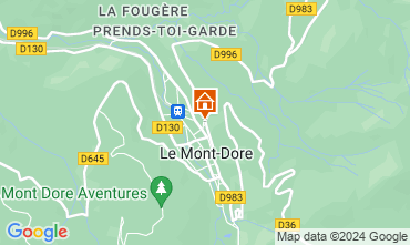 Mapa Le Mont Dore Apartamentos 120119