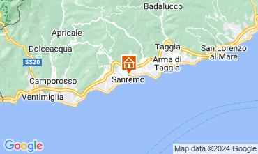 Mapa Sanremo Apartamentos 114441