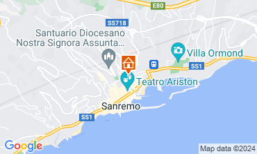 Mapa Sanremo Apartamentos 114441