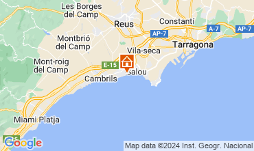 Mapa Cambrils Apartamentos 114023