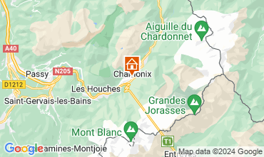 Mapa Chamonix Mont-Blanc Apartamentos 126572