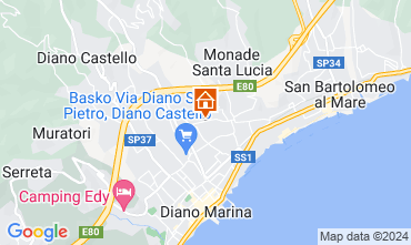 Mapa Diano Marina Apartamentos 117571