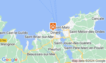 Mapa Dinard Apartamentos 125428