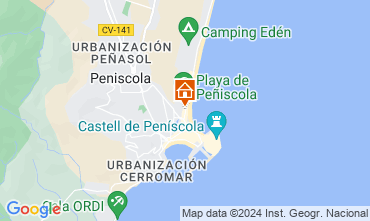 Mapa Penhíscola Apartamentos 118509