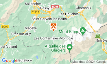 Mapa Les Contamines Montjoie Chalé 28443