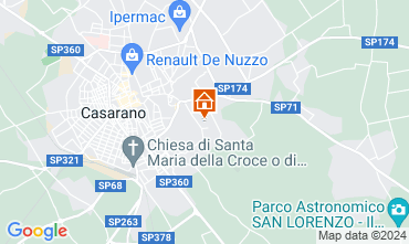 Mapa Casarano Vivenda 125510