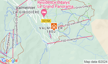 Mapa Valmeinier Apartamentos 112127