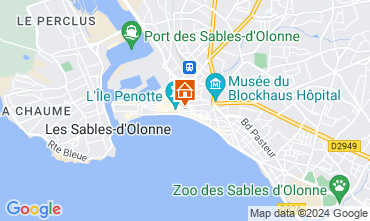 Mapa Les  Sables d'Olonne Apartamentos 94815