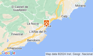 Mapa Altea Apartamentos 103945