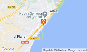 Mapa Altea Apartamentos 103945