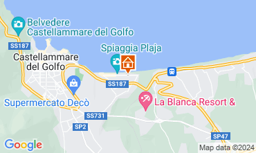 Mapa Castellammare del Golfo Vivenda 115689