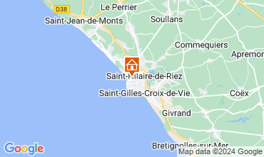 Mapa Saint Hilaire de Riez Apartamentos 10083