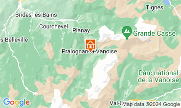 Mapa Pralognan la Vanoise Apartamentos 18762