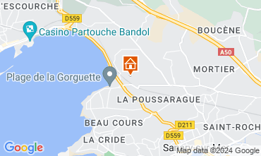 Mapa Sanary-sur-Mer Vivenda 125686